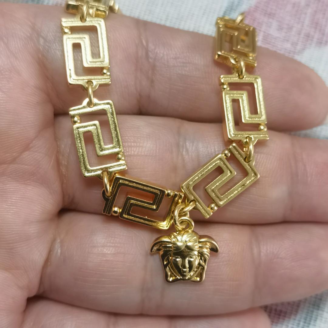 ヴェルサーチェ VERSACE グリークマニア ネックレス
