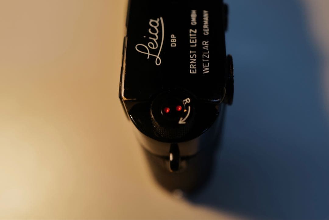 【OH済】ライカ M3 後塗　ブラックペイント ダブルストローク ドッグイヤー