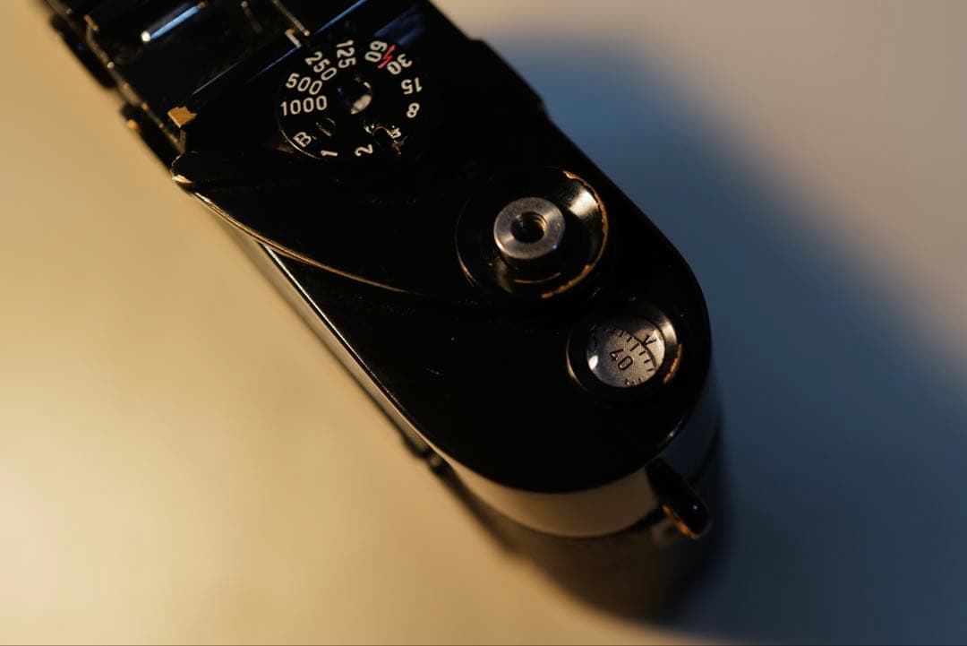 【OH済】ライカ M3 後塗　ブラックペイント ダブルストローク ドッグイヤー