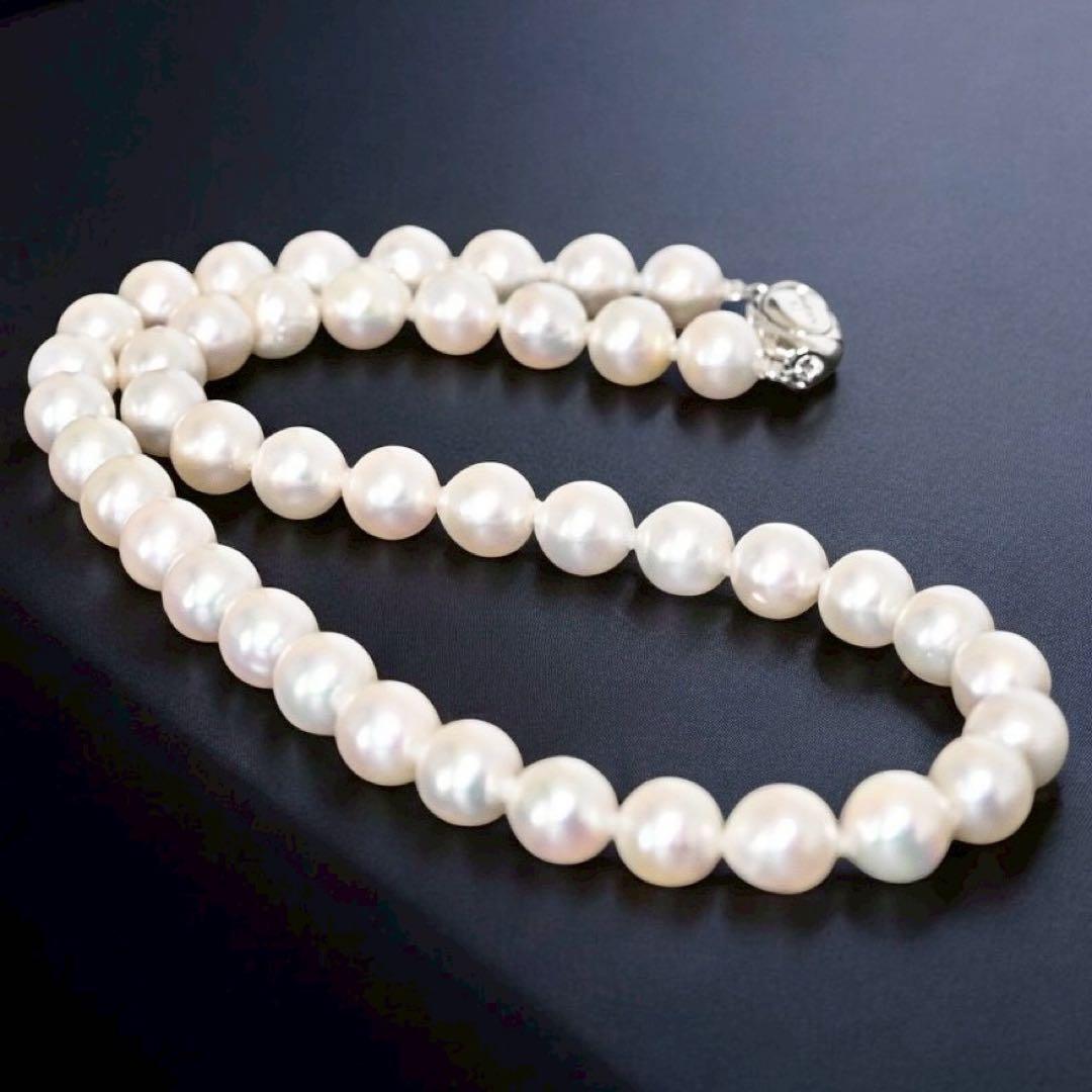 【最高峰】アコヤ　パール　本真珠　ネックレス　イヤリング　シルバー　大珠