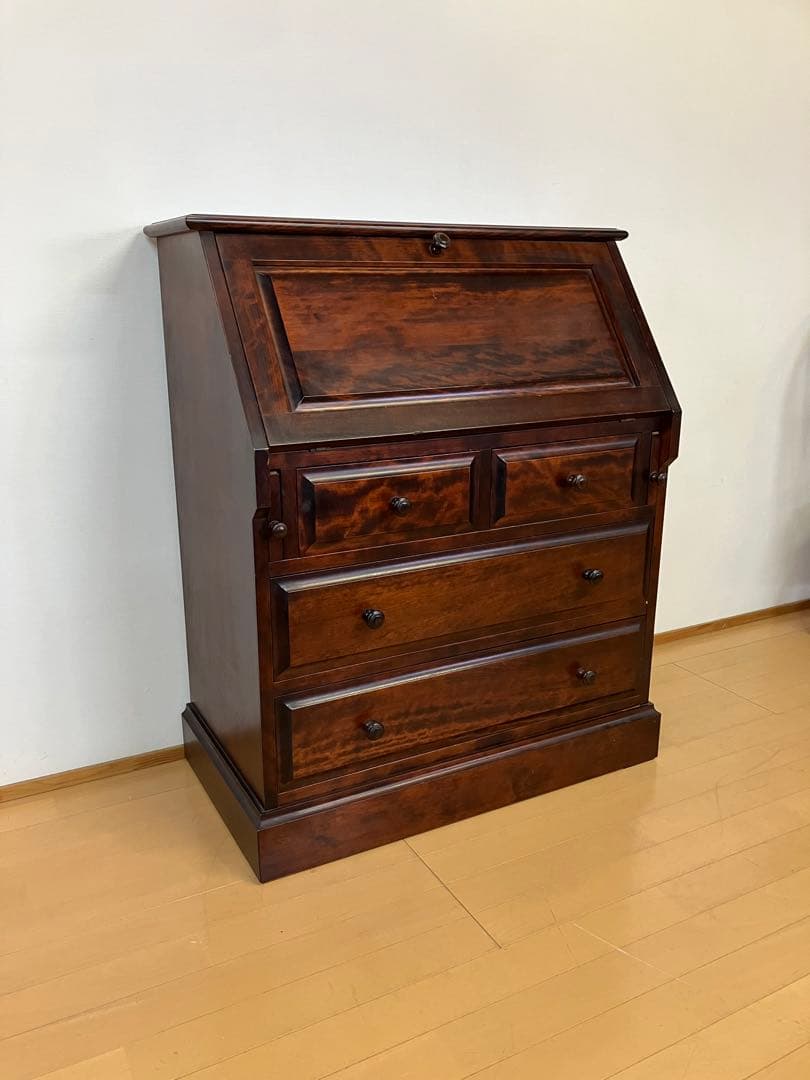 神居民芸　ライティングビューロー　デスク　ライティングデスク　樺