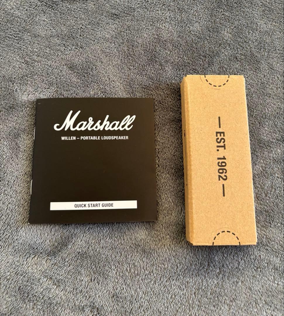 Marshall Bluetooth ポータブルスピーカー　black