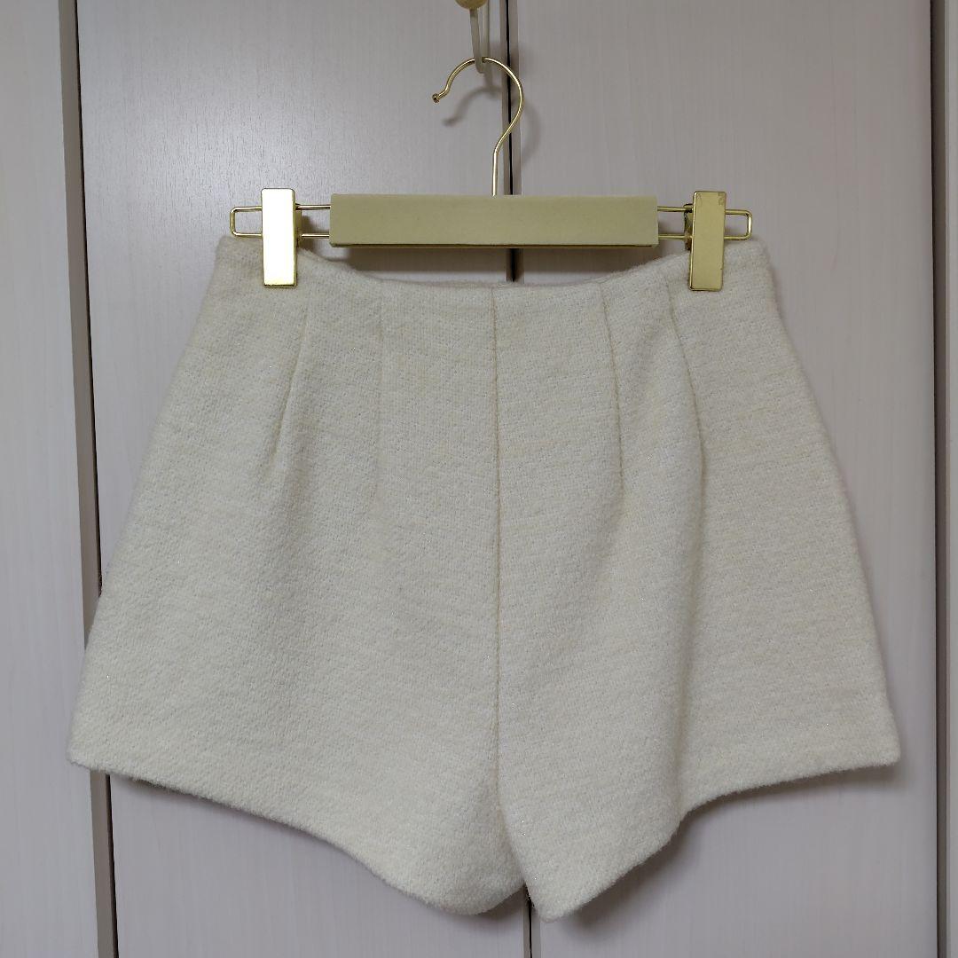 Her lip to Twinkle Wool Boucle Shorts 新品