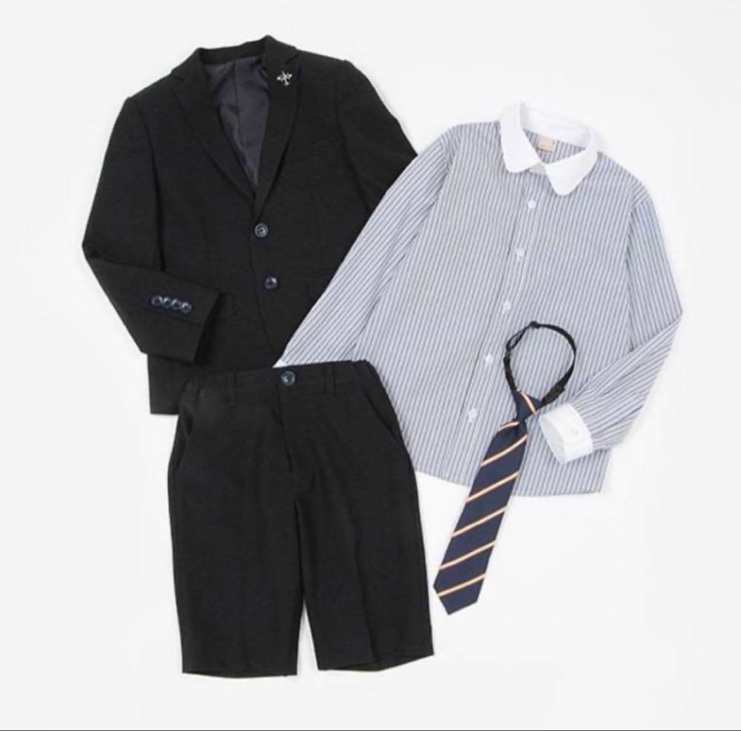 【美品】プティマイン　フォーマルスーツ　男児120
