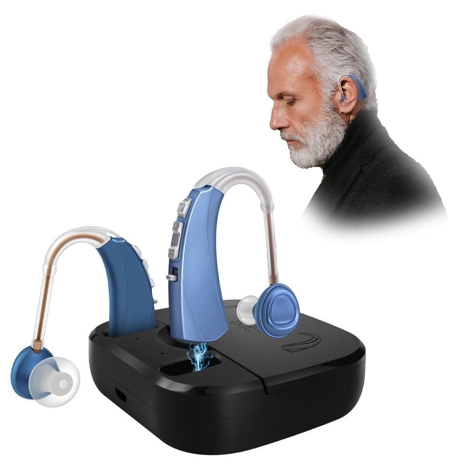 ■　集音器 高齢者向け 音声拡大 雑音抑え 耳掛け式