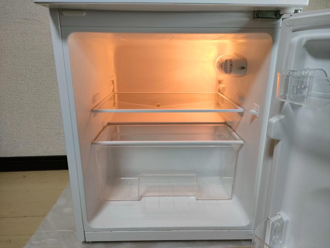 マクスゼン 2ドア冷蔵/冷凍庫 JR087ML01WH 2021年製