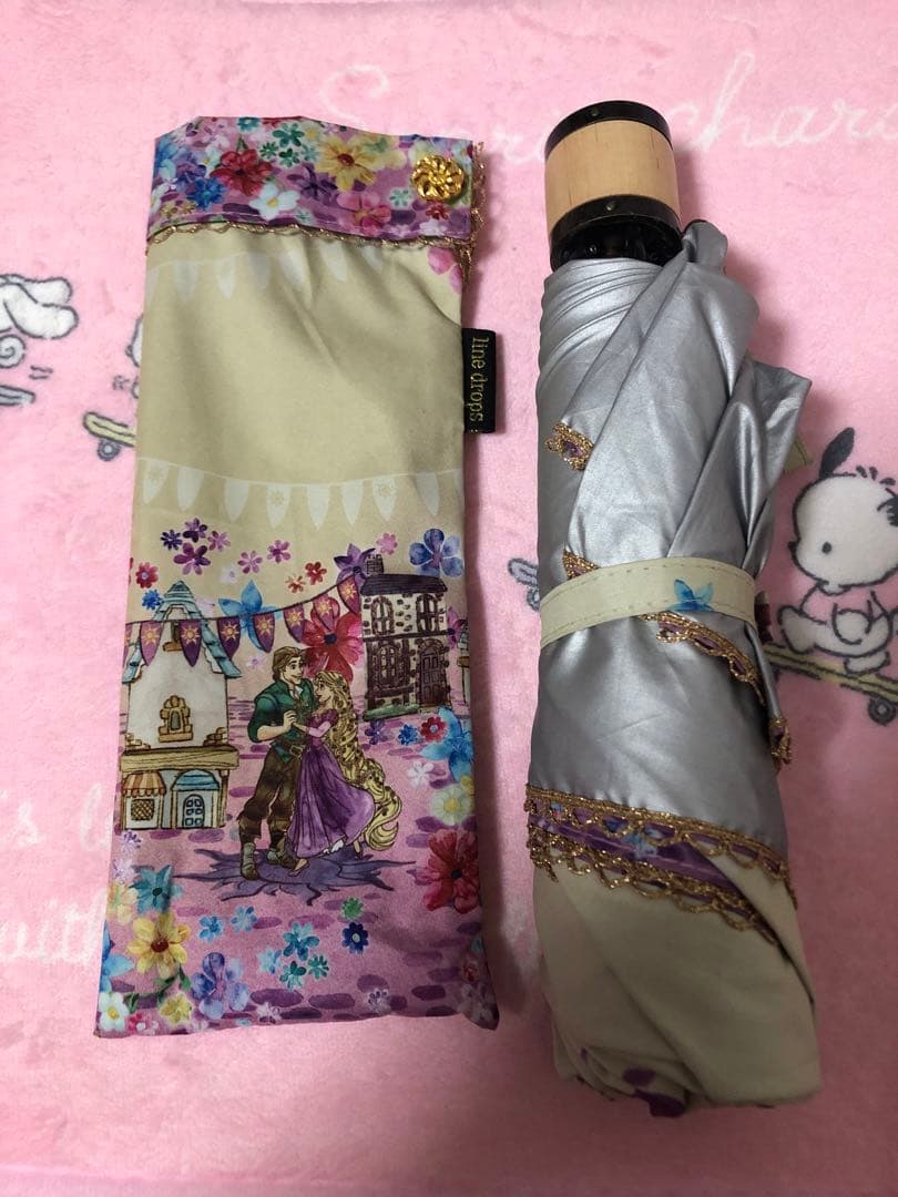 塔の上のディズニー ラプンツェル 折りたたみ傘 雨傘 日傘 UV