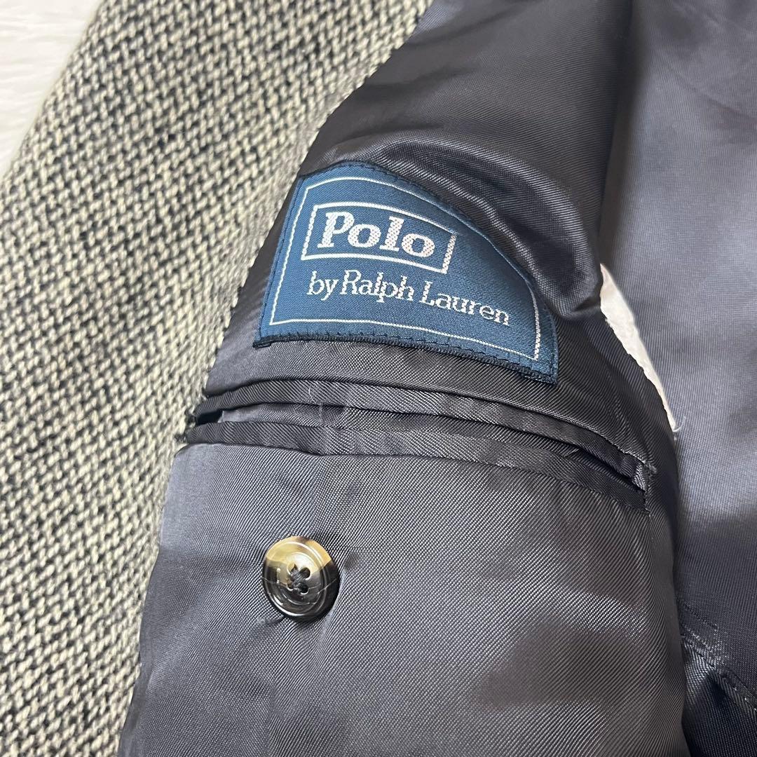 【美品】Polo Ralph Lauren L ジャケット　ウール グレー