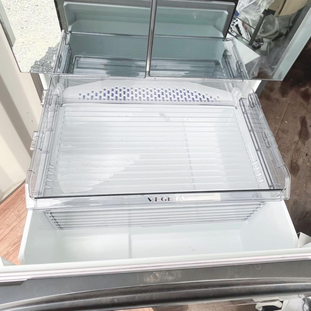 取付無料！東芝ベジータ クリスタルミラーおしゃれインテリア6ドア冷蔵庫！洗濯機