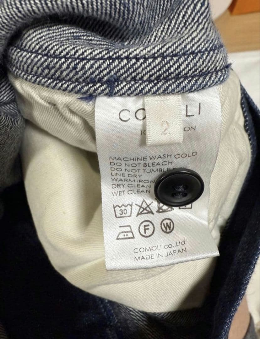 COMOLI デニムオーバーパンツ 2