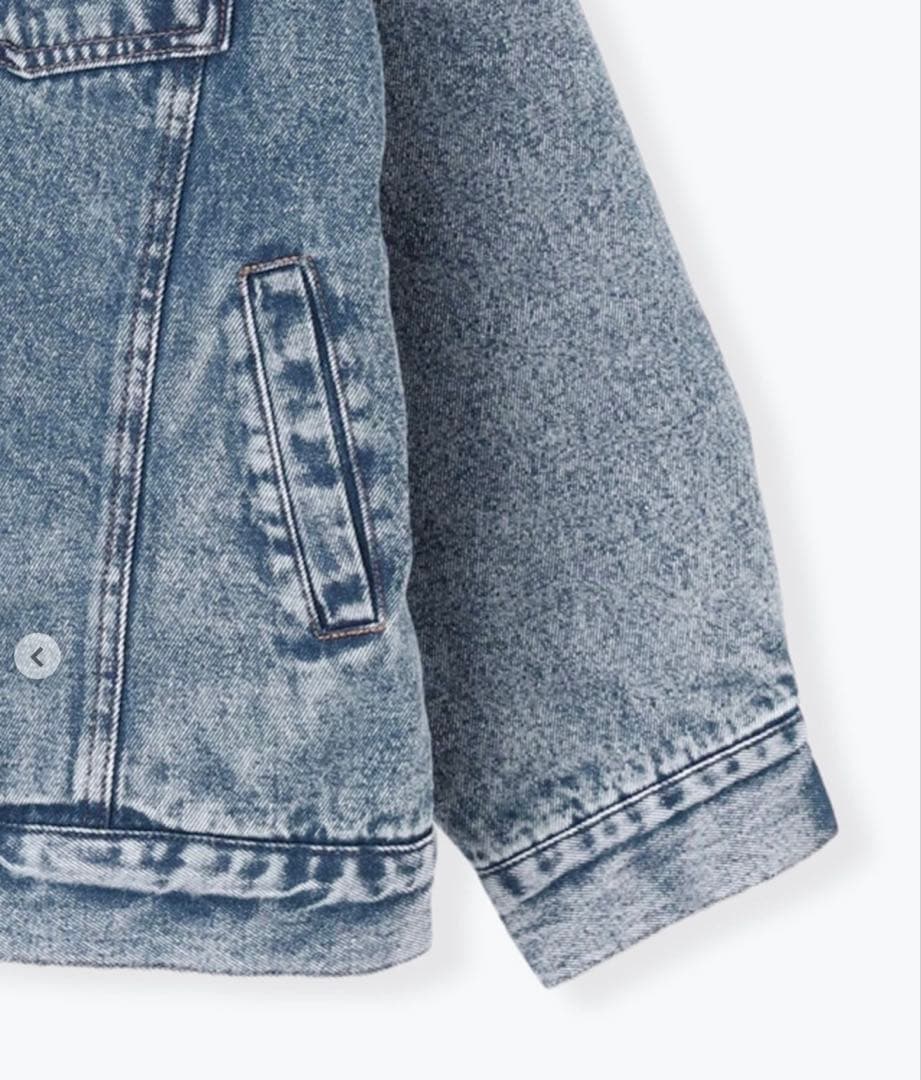 今季　サマンサモスモス　デニムボアジャケット　ブルー　未使用タグ付