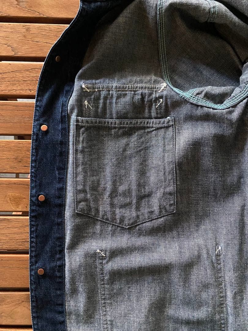 ポストオーバーオールズ　カバーオール　Ｍサイズ アメリカ製