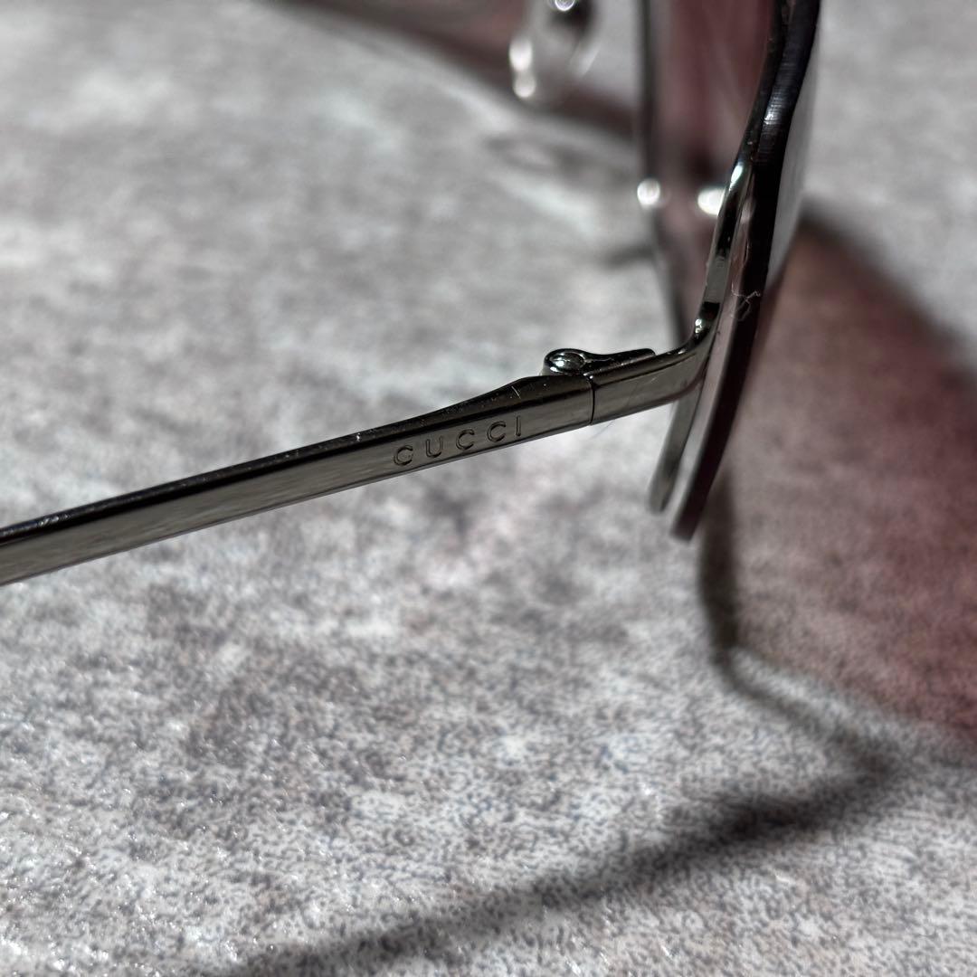 小物 00s y2k GUCCI Square Shield Sunglasses