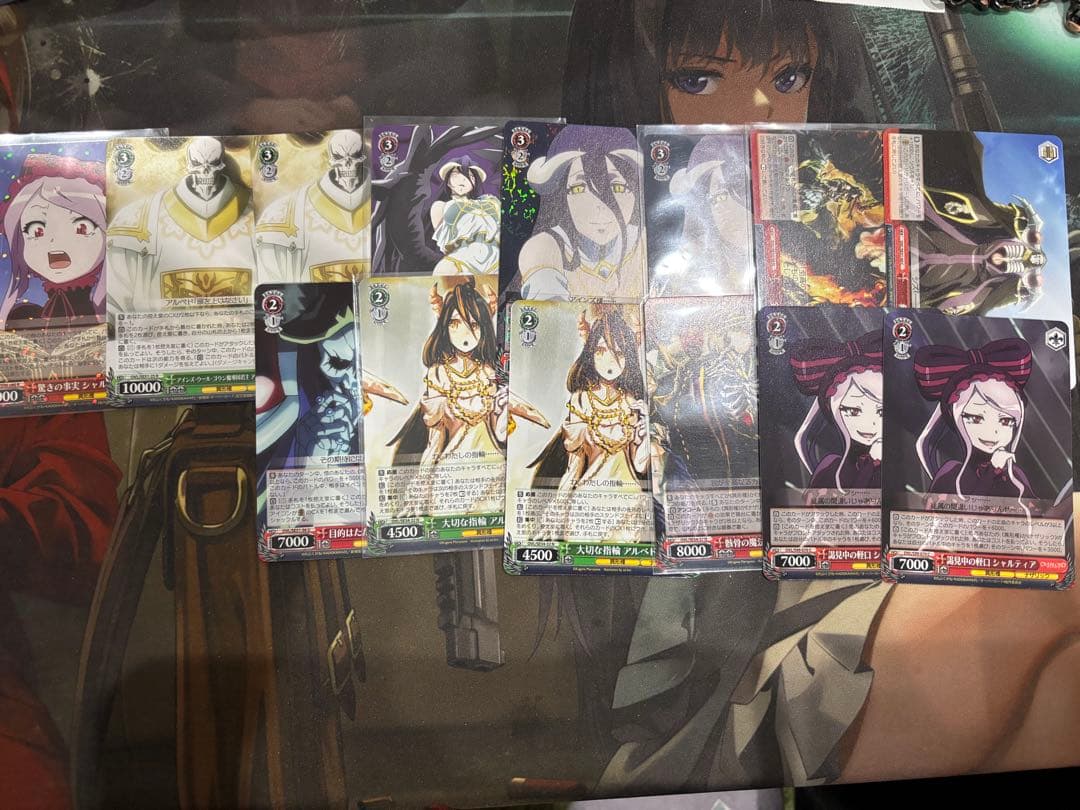 ヴァイスシュヴァルツ　オーバーロード　8電源デッキ+パーツ