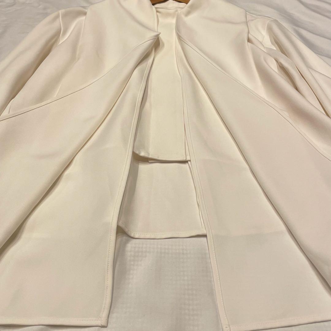 #Newans洗濯機可ビックリボンパウダリーブラウス ボウタイ オンワード