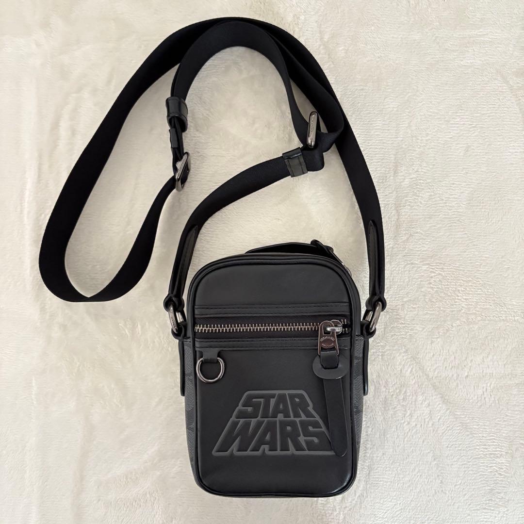 訳あり COACH STAR WARS コラボ ショルダーバッグ ブラック 美品