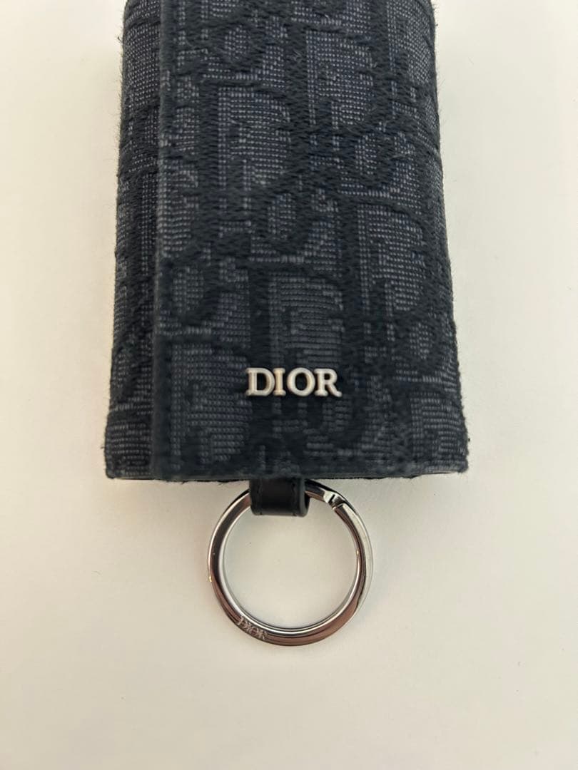 DIOR ディオール キーケース オブリーク ジャガード
