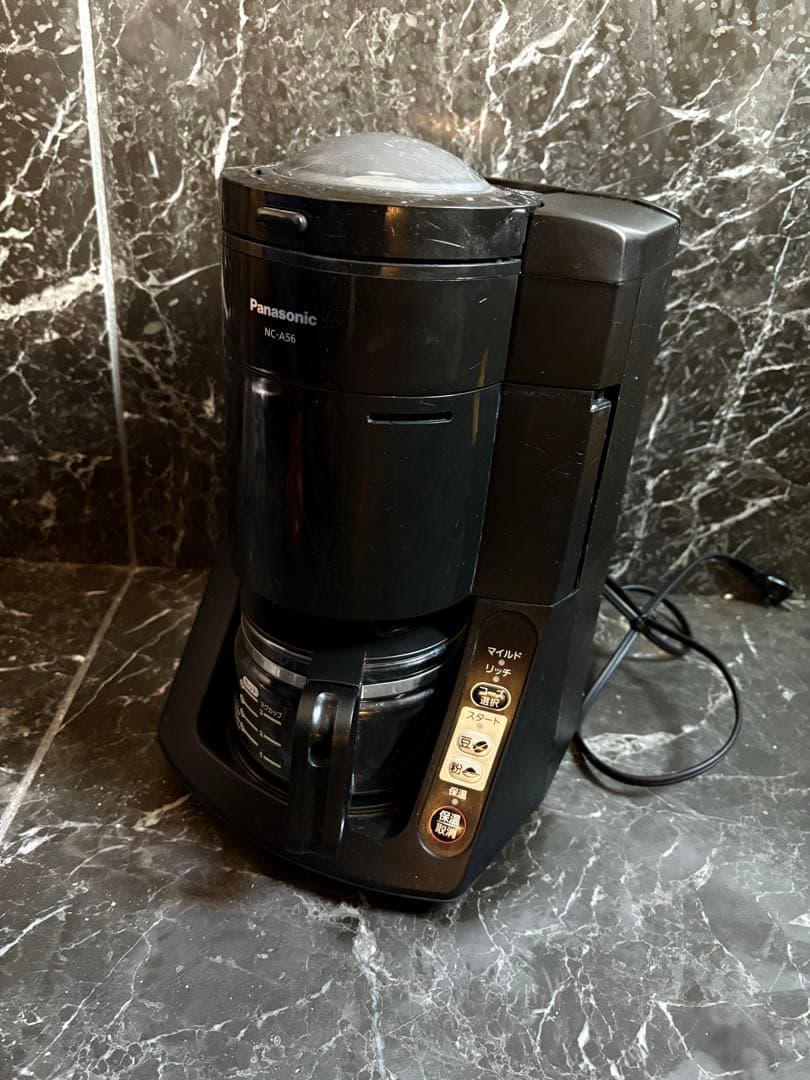 パナソニックコーヒーメーカー 全自動ミル付き沸騰浄水機能 （Panasonic)