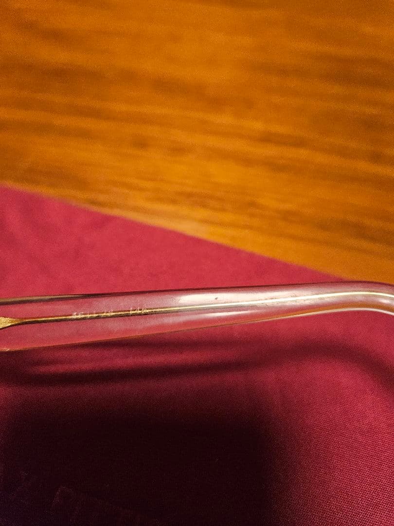 max pittion クリアフレーム ブルーレンズ サングラス