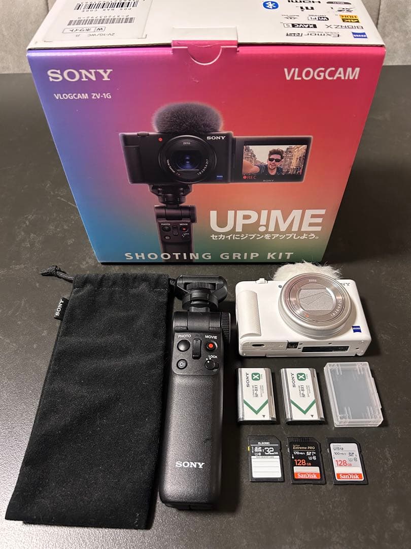 SONY VLOGCAM ZV-1 シューティンググリップキットSDカード付き