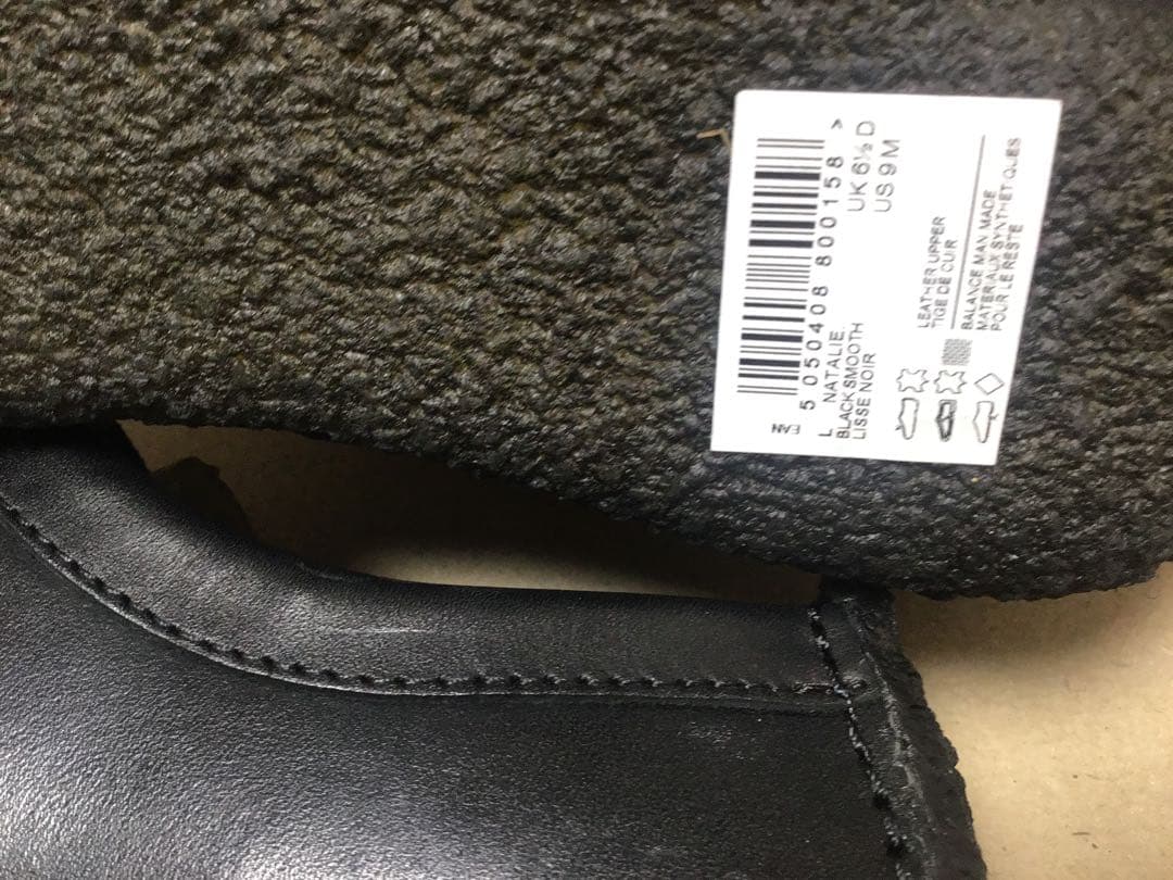 値下げ　未使用品　CLARKS ナタリー　ブラック　25 cm