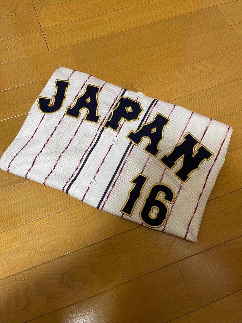 【新春価格】2023WBC日本代表大谷翔平選手刺繍ユニフォームサイズL