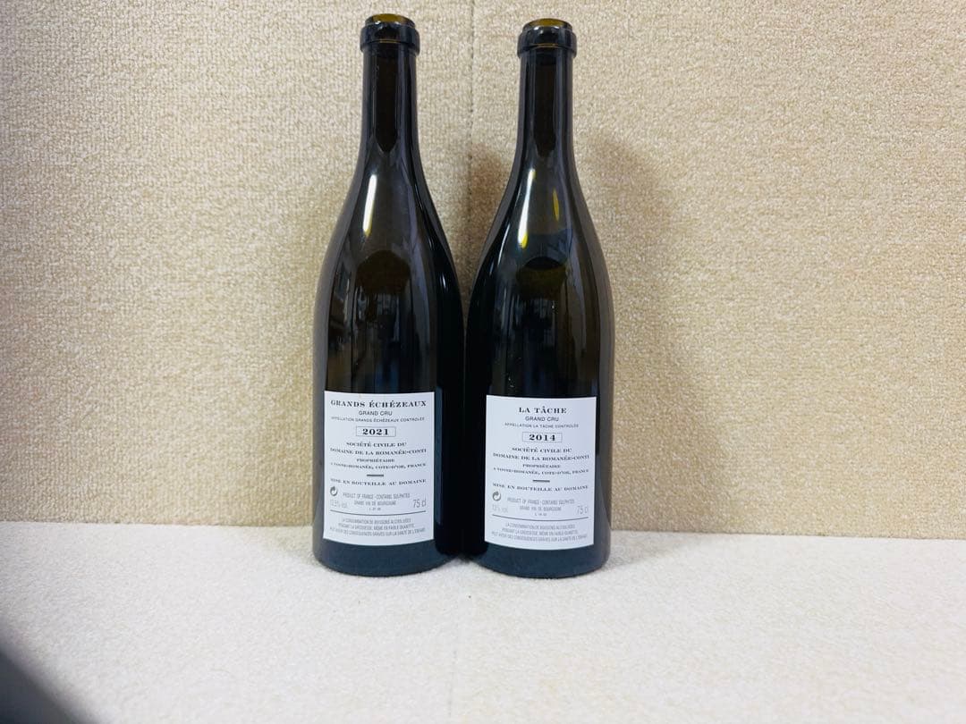 グラン エシェゾー 2021年 & ラ タッシュ 2014年 セット【空瓶】