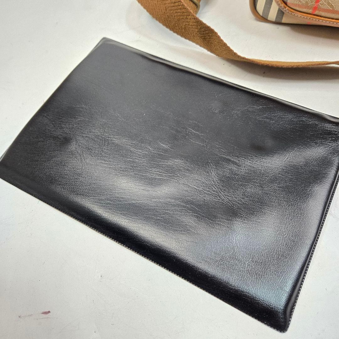 極美品 BURBERRY メッセンジャーバッグ ノバチェック シャドーホース