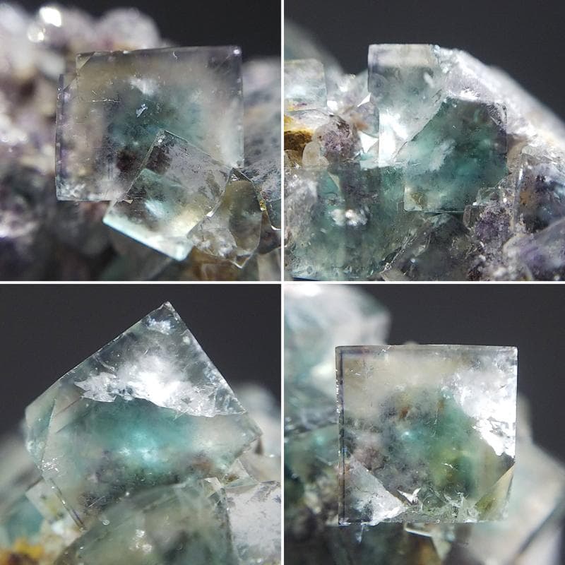 451 オコルス鉱山 フローライト クリア×ブルーグリーン 蛍石