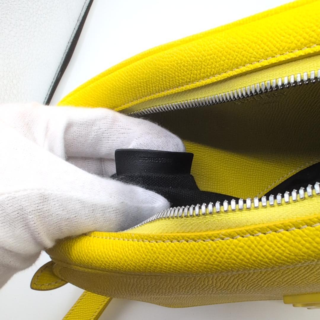 良品✨バーバリー ショルダーバッグ クロスボディバッグ レザー イエロー GR