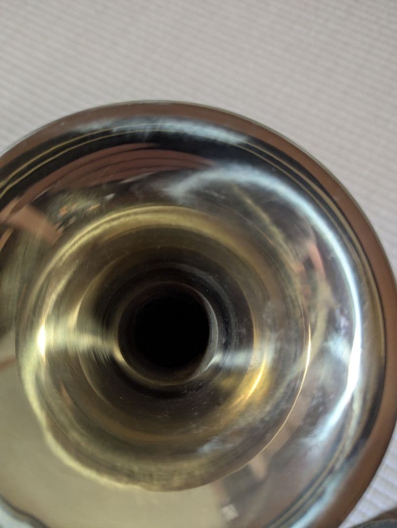 MAXTONE マックストーン　信号ラッパ 3つ巻 ゴールド仕上げ 中古