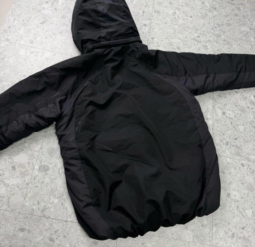 00s NIKE 中綿 フード付きナイロンジャケット テック系マウンテンパーカー