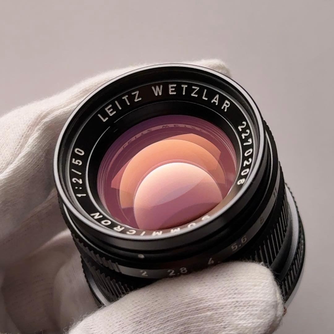 【OH済・希少・美品】ライカ ズミクロン50mm/F2（2nd）ファーストロット