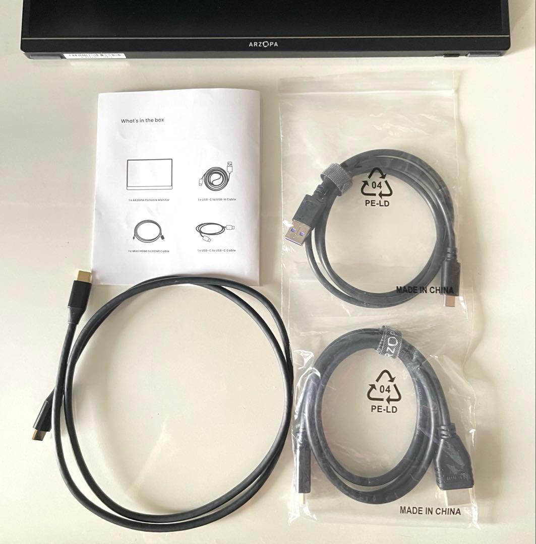 ARZOPA ポータブルモニター 14インチ