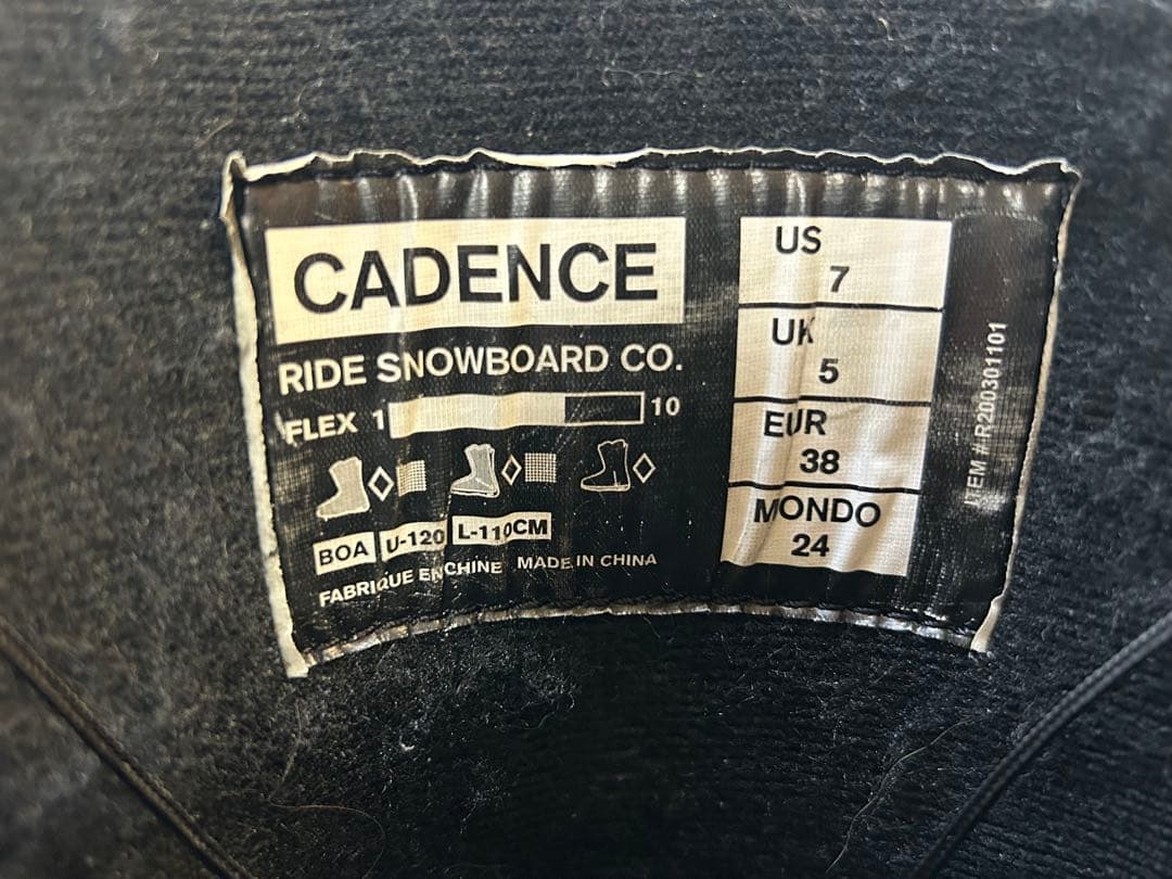 Ride　CADENCE スノーボードブーツ 24