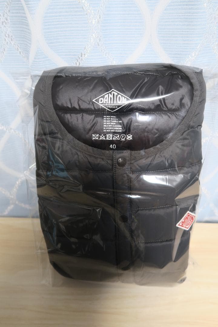 DANTON ダウンベスト グレー ダントン　サイズ40