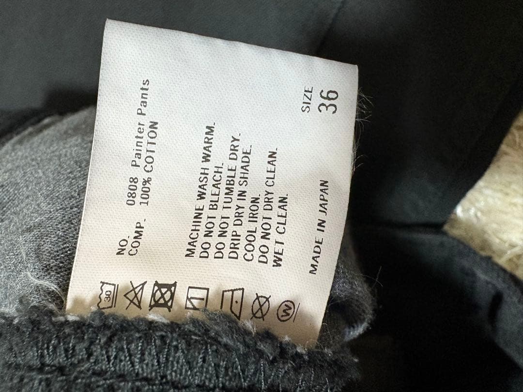 パンツ SHISHIKUI Painter pants / BLACK 36