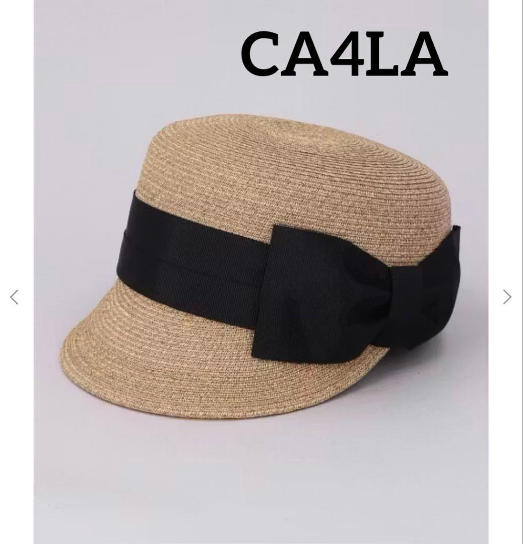 CA4LA リボン付キャスケット　美品