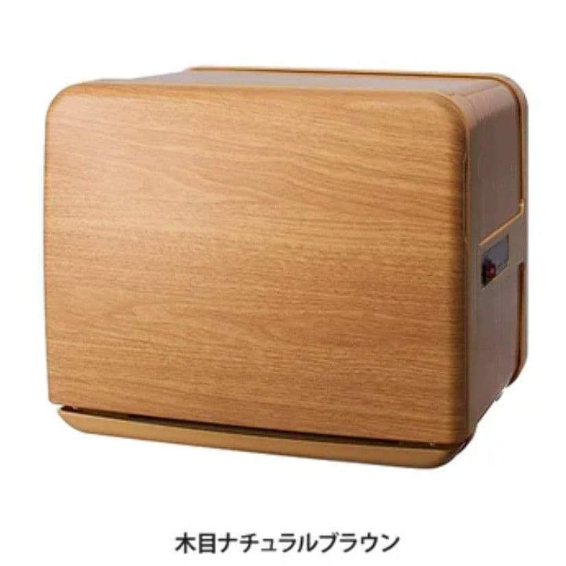 【極美品】タオルウォーマー C-080 前開き 8L 小型 ホットキャビ 木目調
