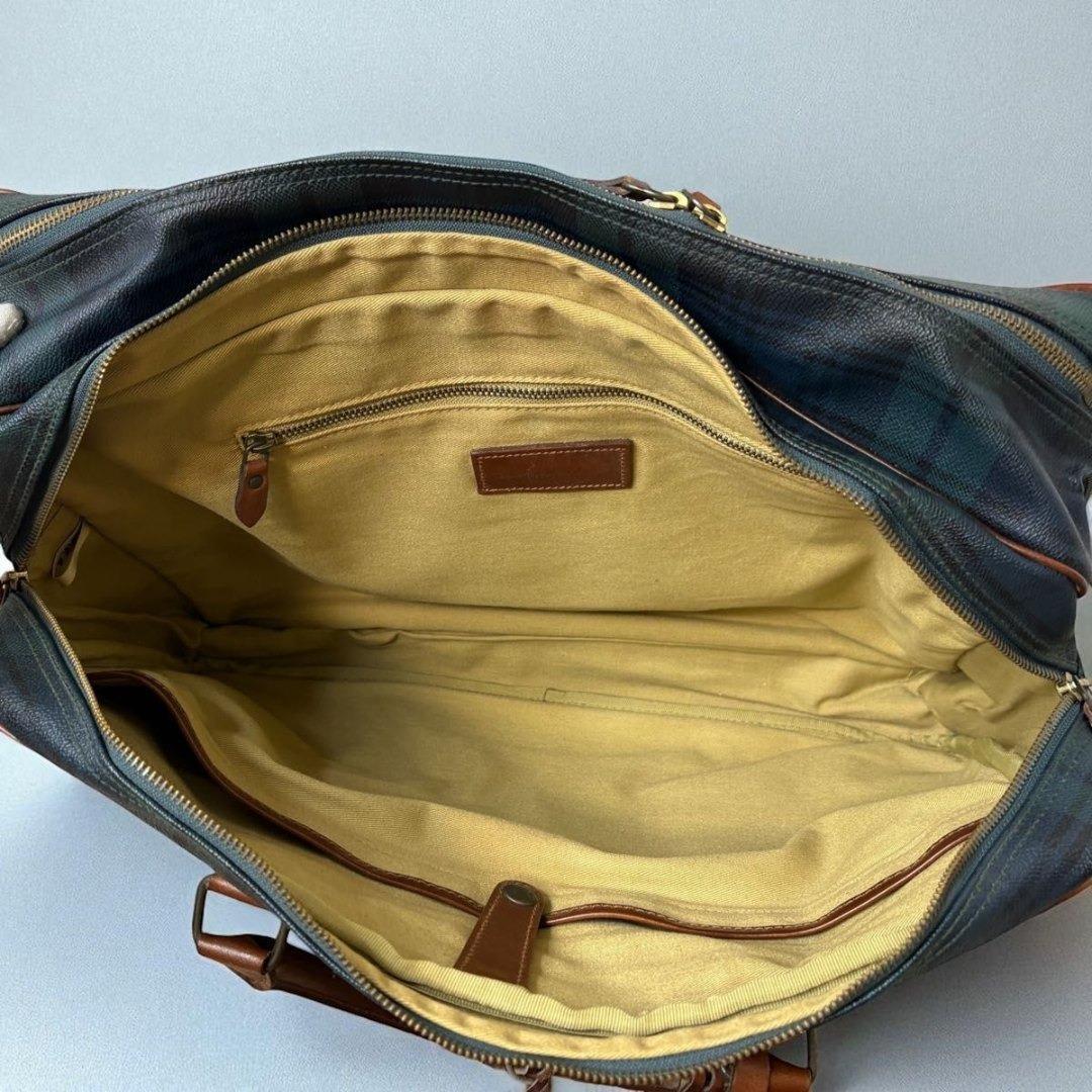 希少 90S POLO RALPH LAUREN トラベルバッグ PVC レザー