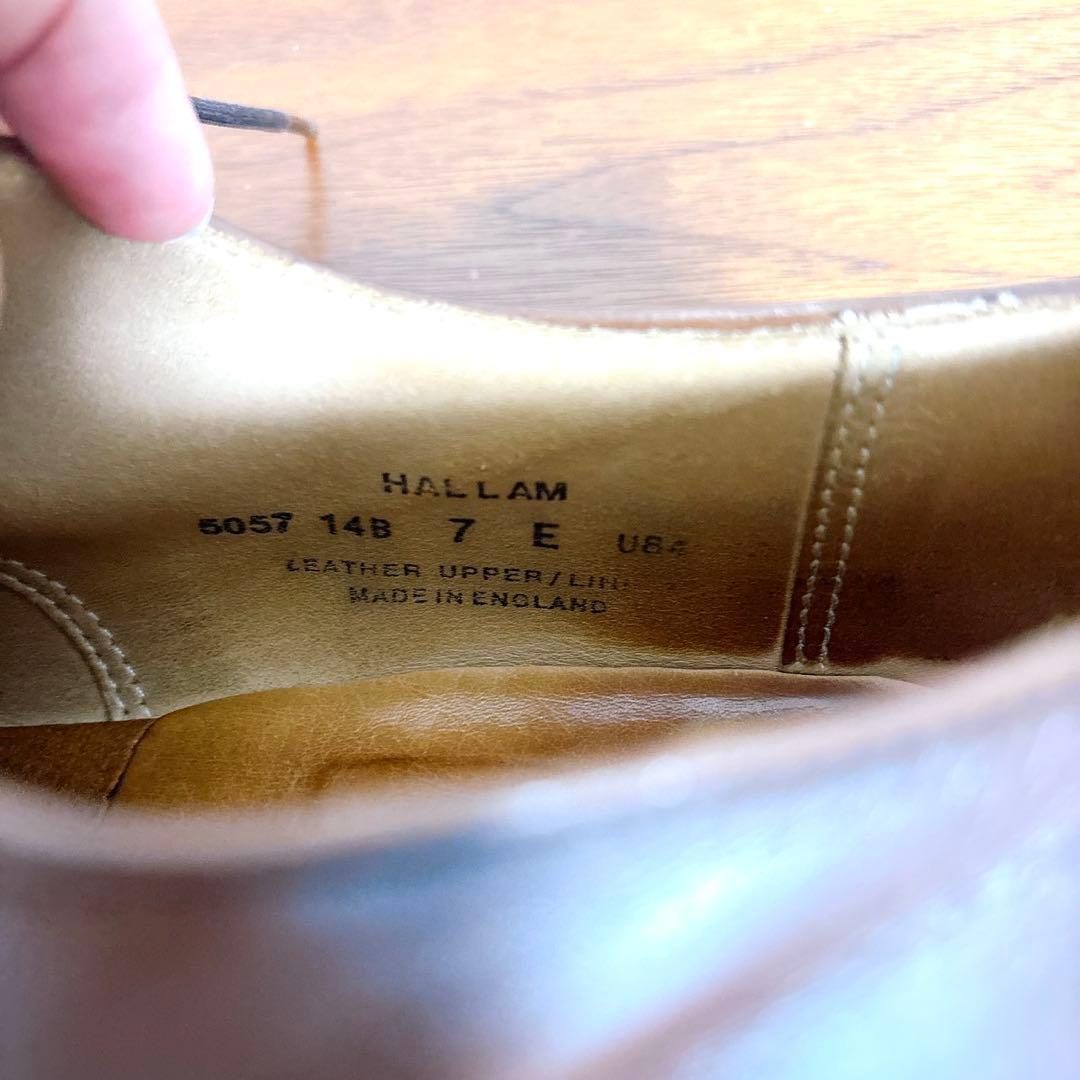 CROCKETT&JONES HALLAM ストレートチップ 7E ブラウン