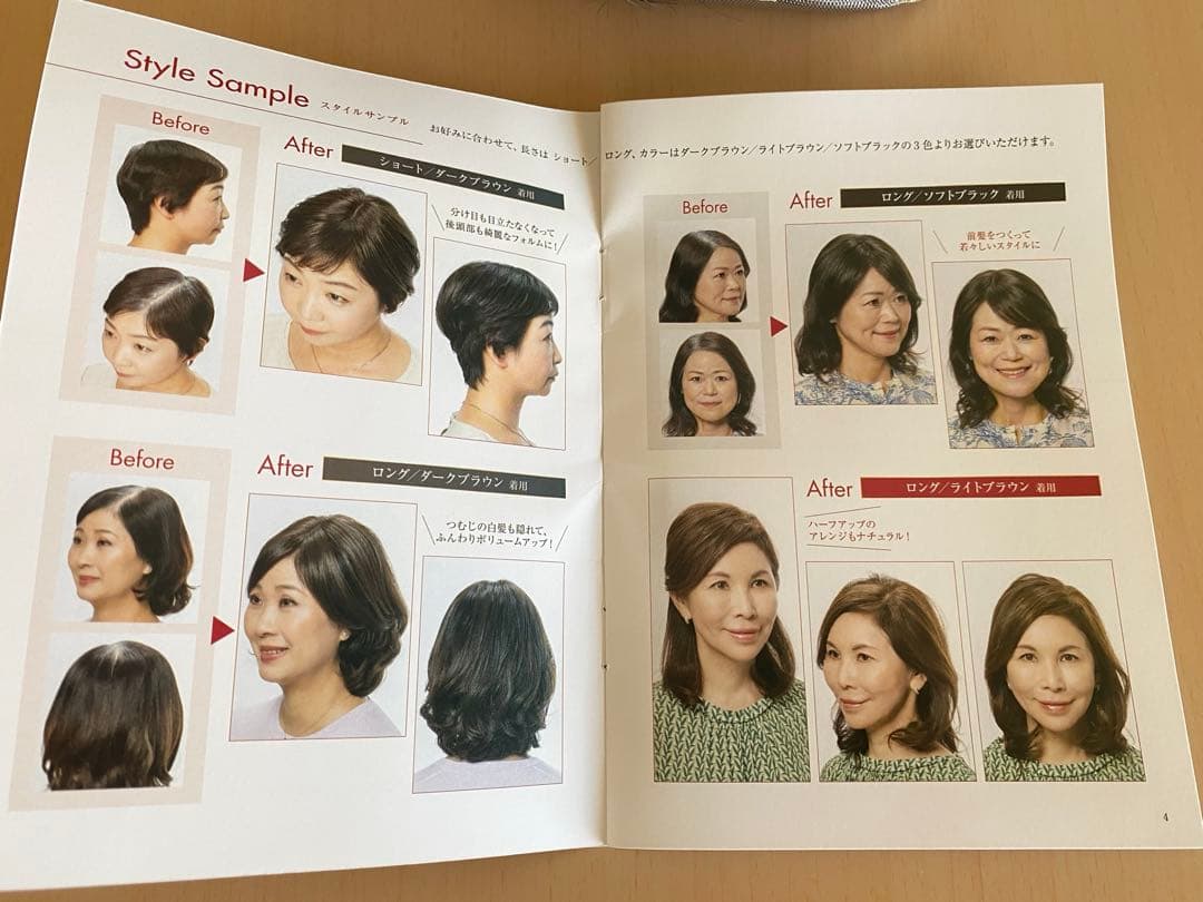ペスカヘアメイトチャチャ ダークブラウン （ショート）セット