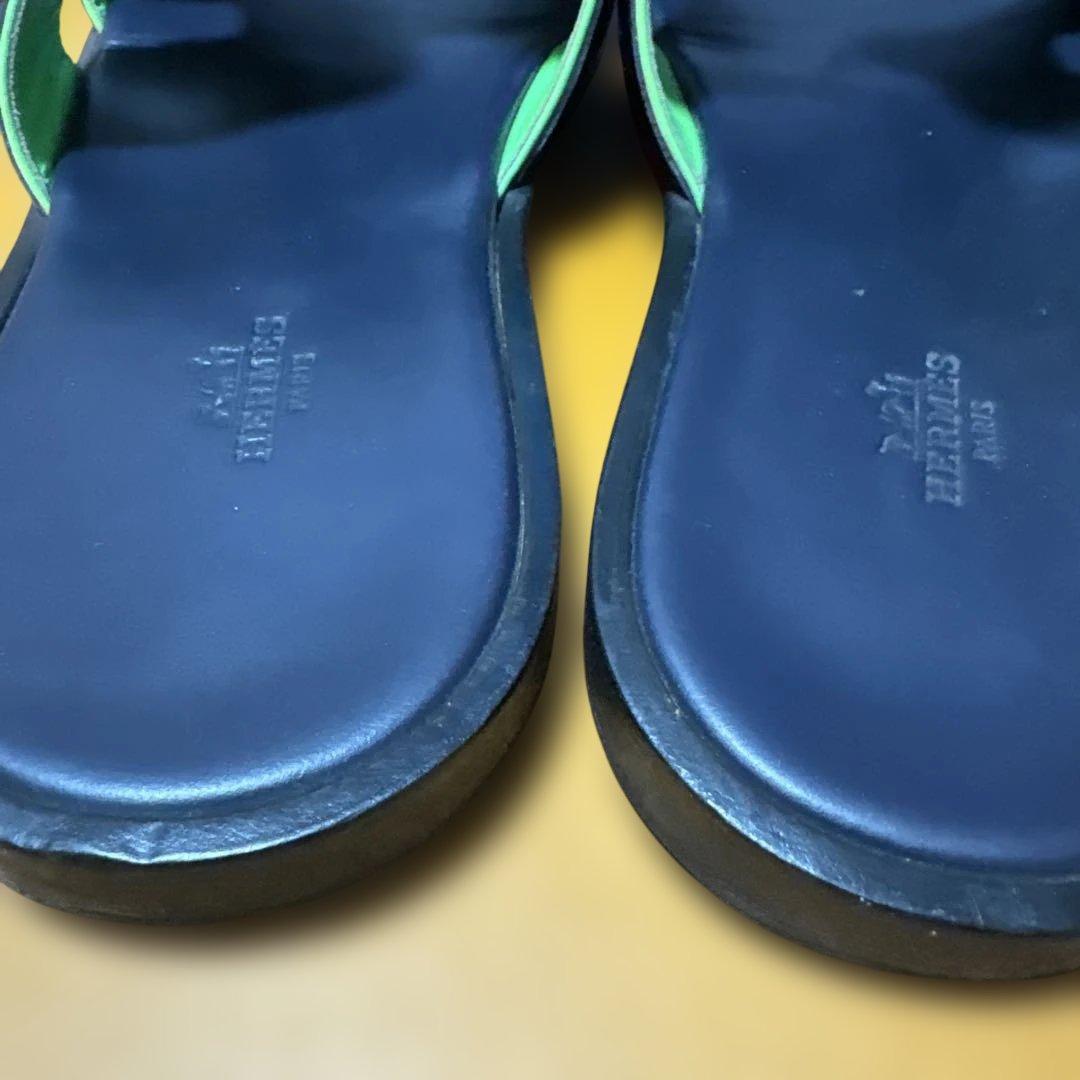 【rrhahy】エルメス HERMES イズミール サンダル メンズ