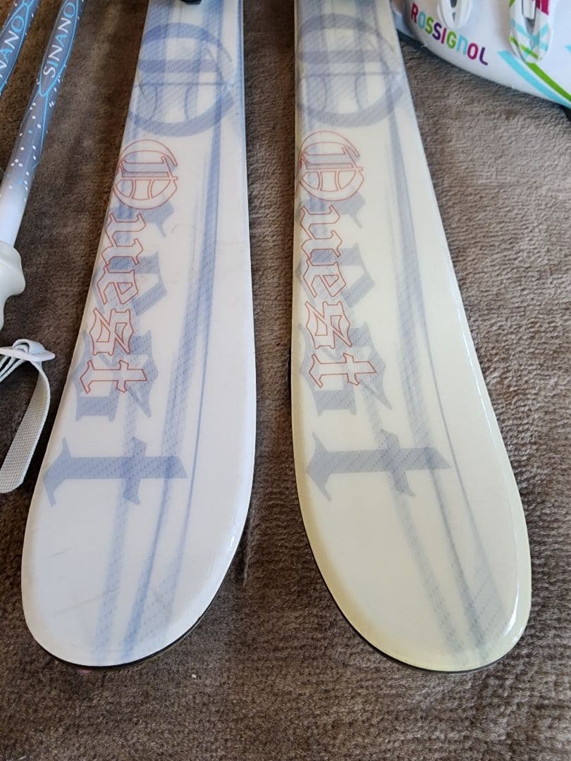 Hartレディースカービンクスキーセット☆ブーツ23.5☆ストック付き