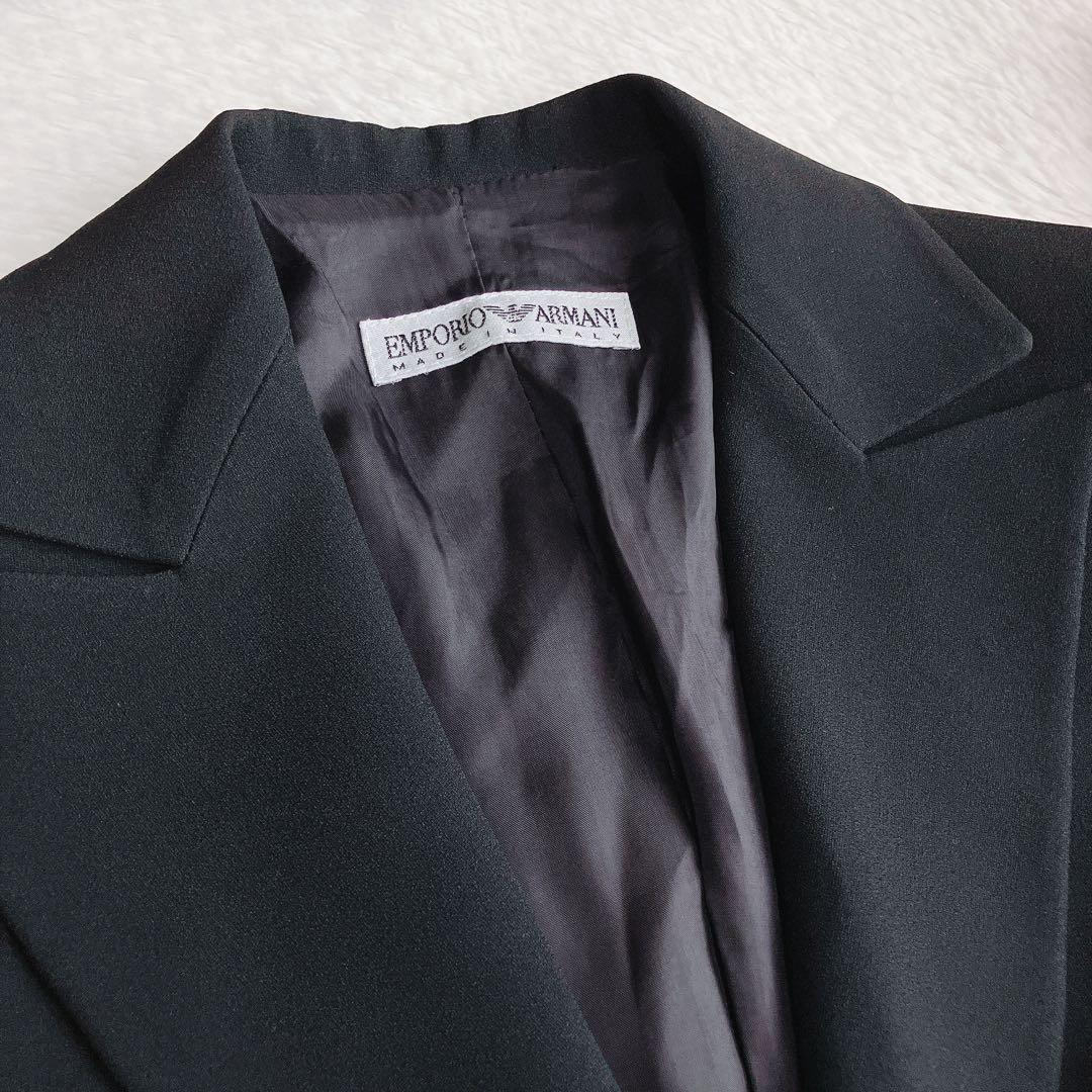 EMPORIO ARMANI★スカートスーツ ロングジャケット ラップスカート