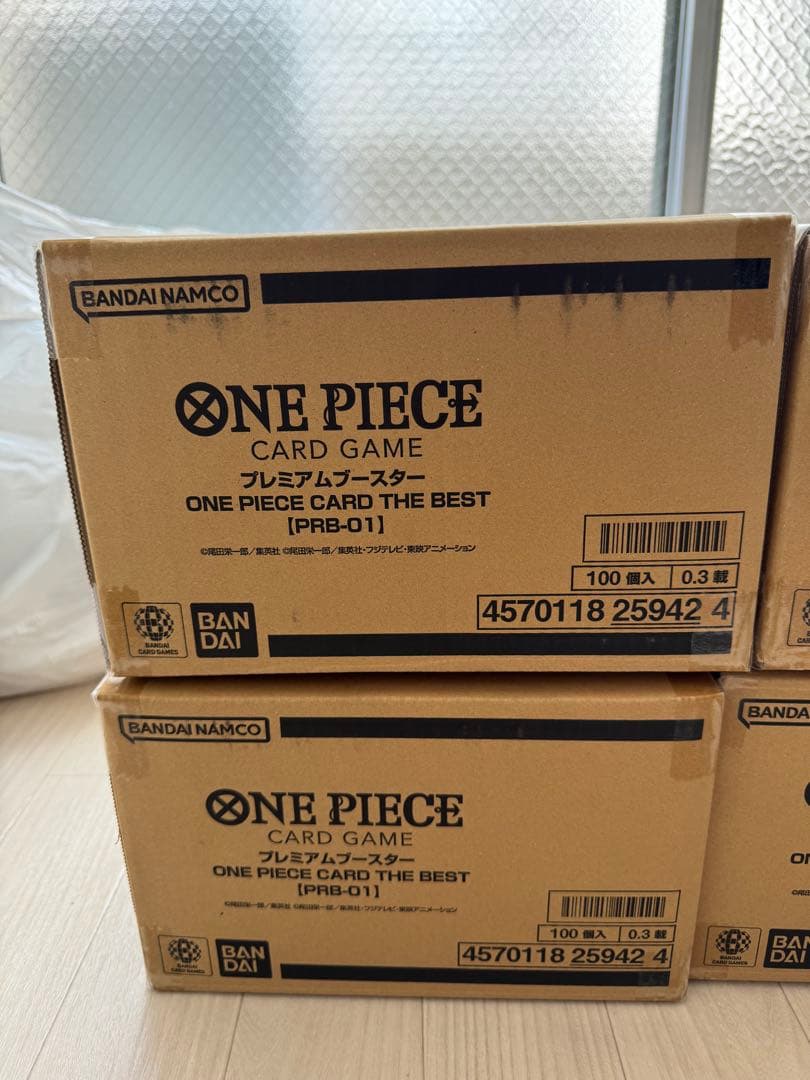 m*a様 ワンピースカードゲーム プレミアムブースター THE BEST 未開封
