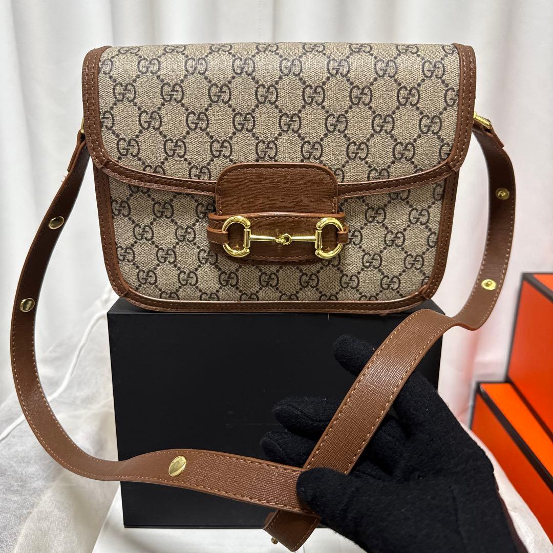 GUCCI グッチ GGキャンバス ショルダーバッグ ノベルティ