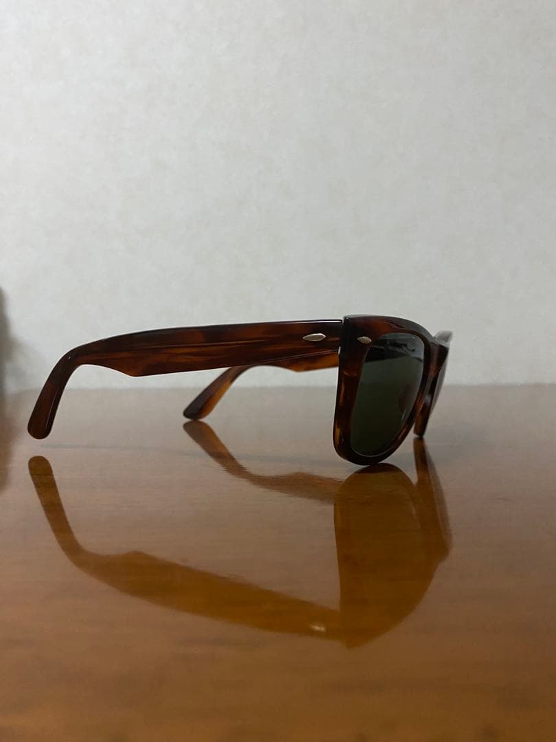 美品 80s B&L WAYFARER 1 AMBER MADE IN USA
