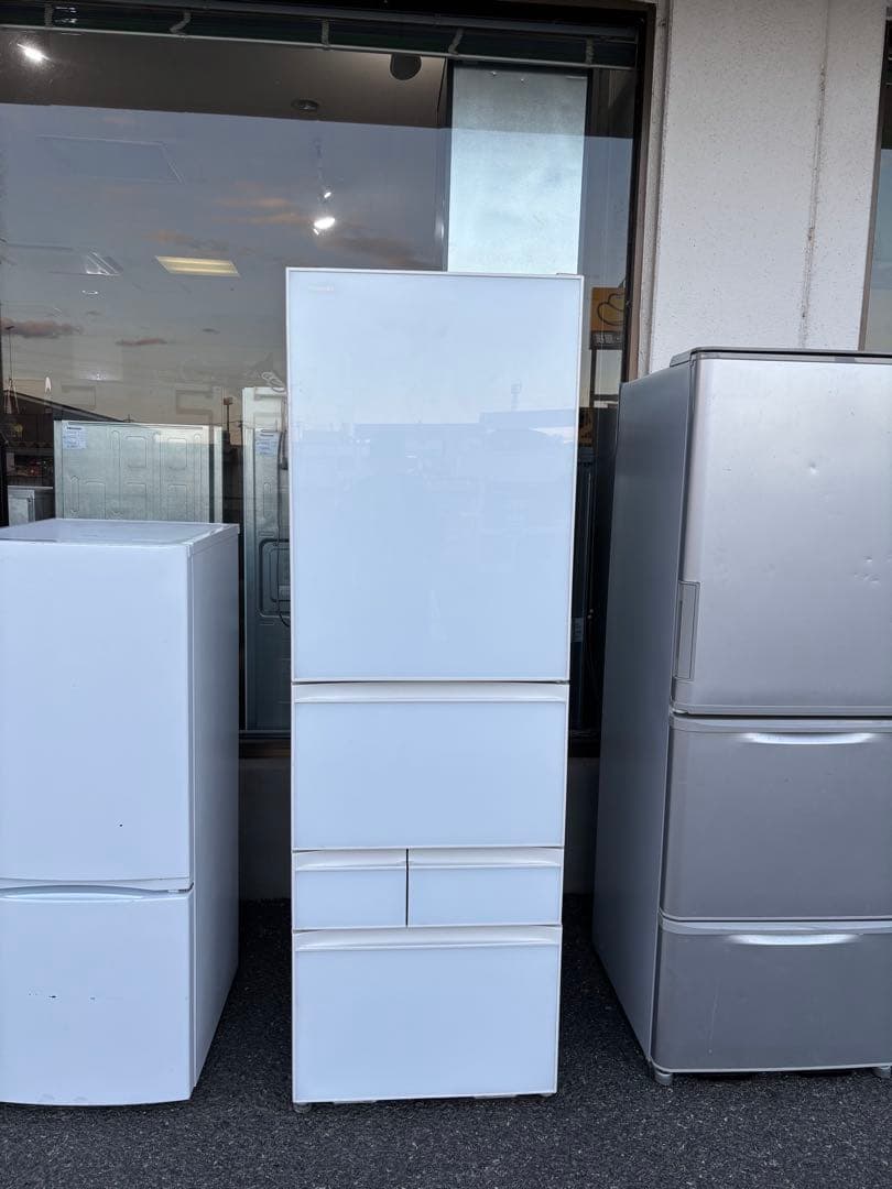 東芝 TOSHIBA 冷蔵庫 GR-K41GXV(ZW) 410L 2017年製