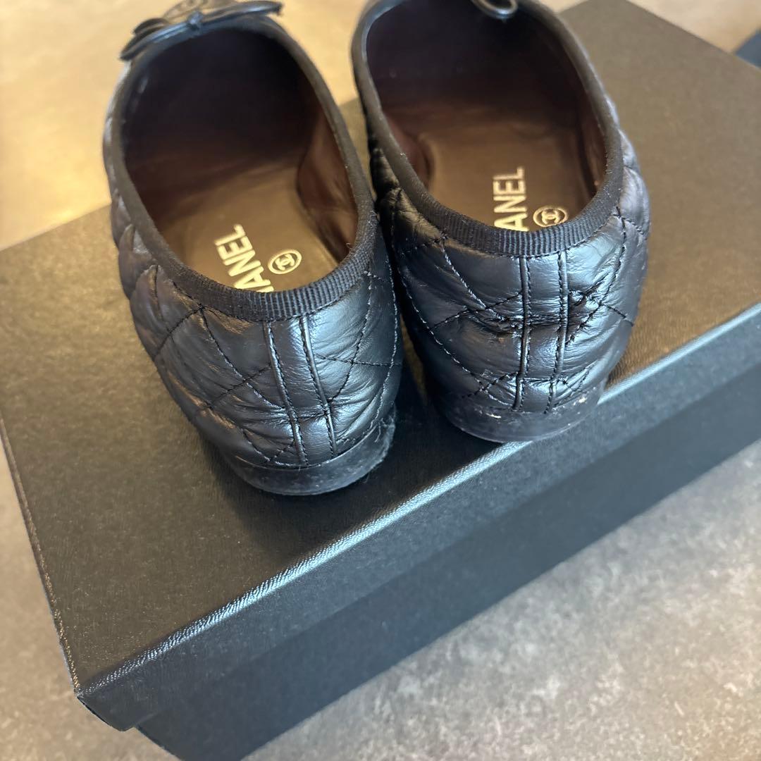 美 品　CHANELシャネル バレリーナ 36.5C（23cm）